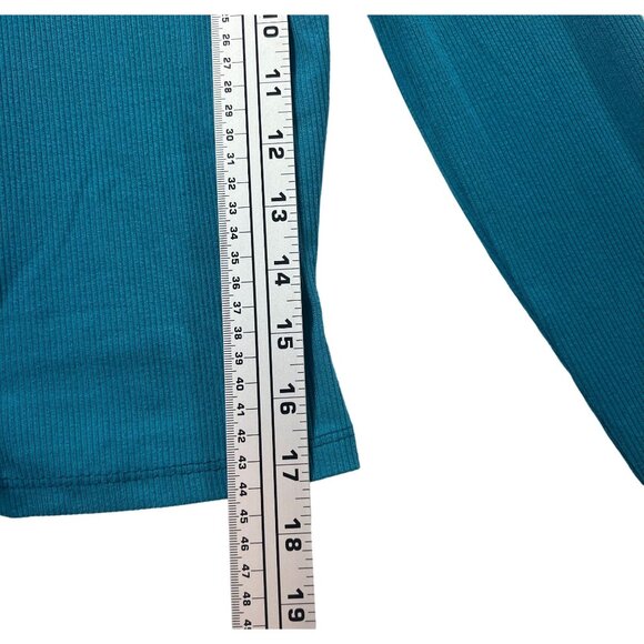 Rue 21 - Women's Casual Long Sleeve Button Down T-Shirt - Blue - Small - Picture 6 of 13